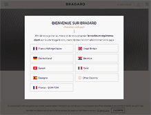 Tablet Screenshot of bragard.com